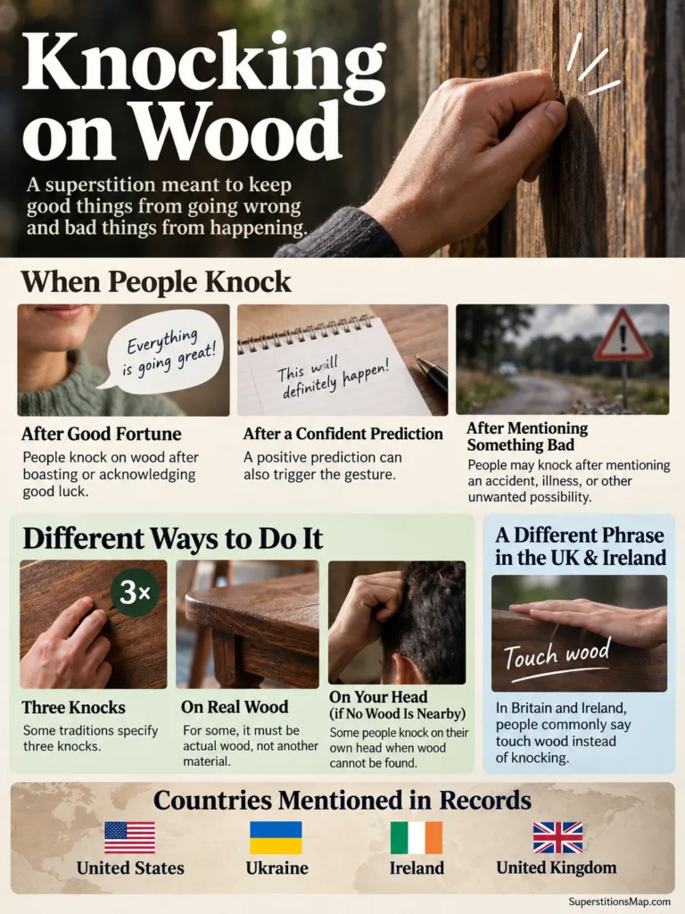 Knocking on Wood Superstition