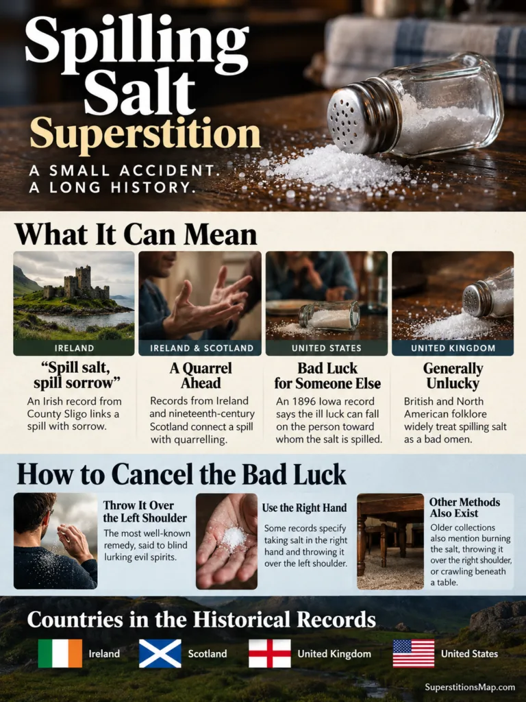 Spilling Salt Superstition