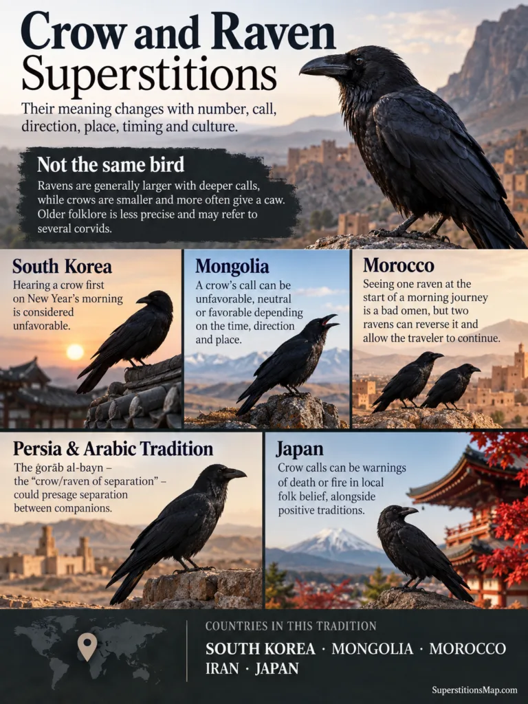 Crow and Raven Superstitions